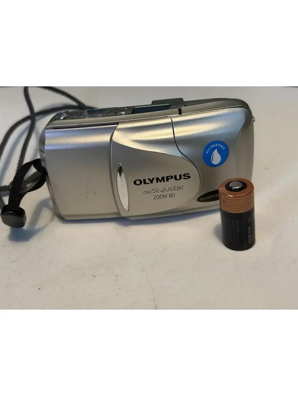 Olympus Infinity Stylus Epic Zoom 80 35mm Film Camera, Not Working ( Read)